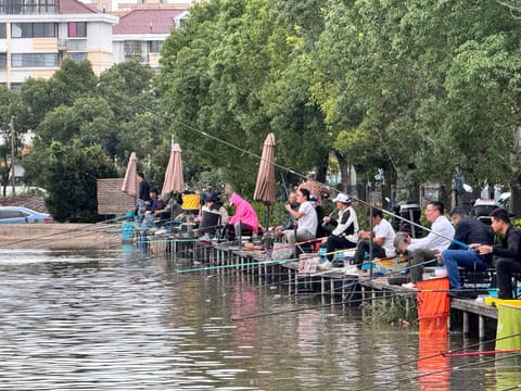 壹号钓场·钓鱼·户外露营·企业团建环境图